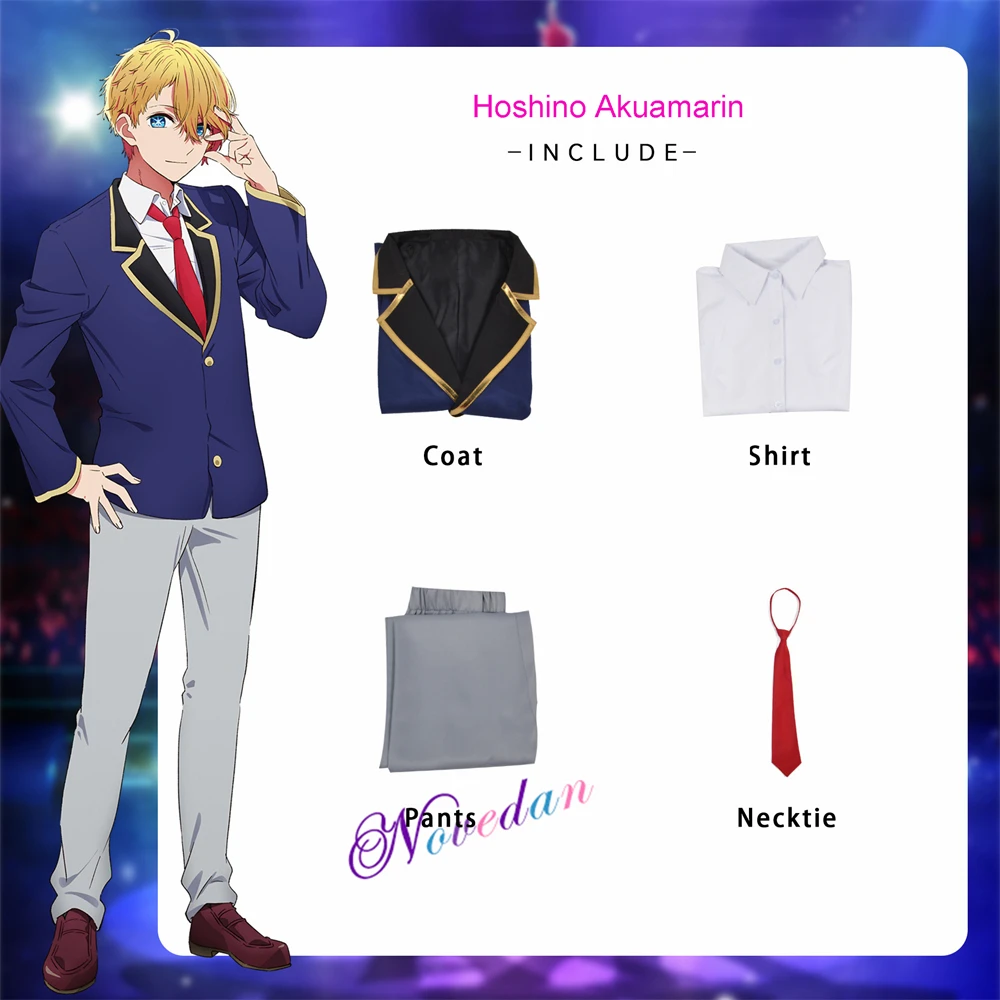 Costume de Cosplay Anime pour Bol, Uniforme Sв, Robe Lolita, Perruque Trempée, Okr No Ko, Ai Hosh37, AdrenAkuamarin, Arima Kana