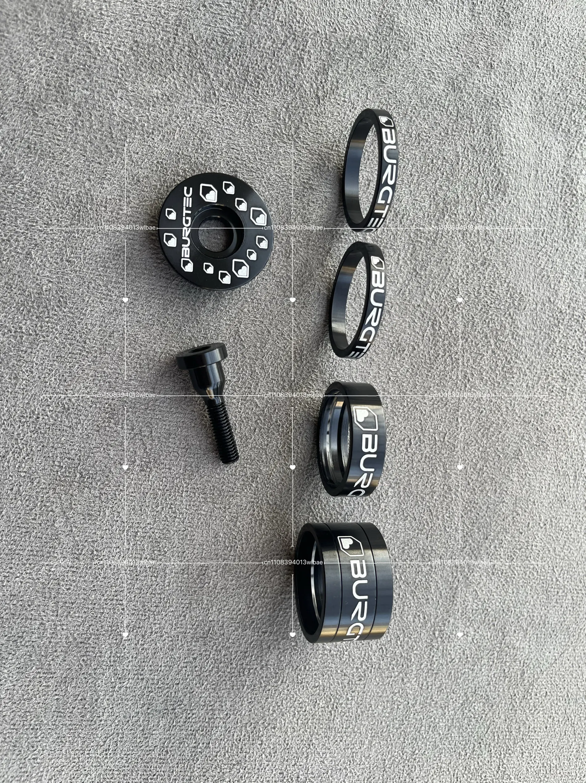 Washer, Anode Color Handle Vertical Washer, Wrist Group Cover, Wrist Group Screw Three-piece Set Brand New