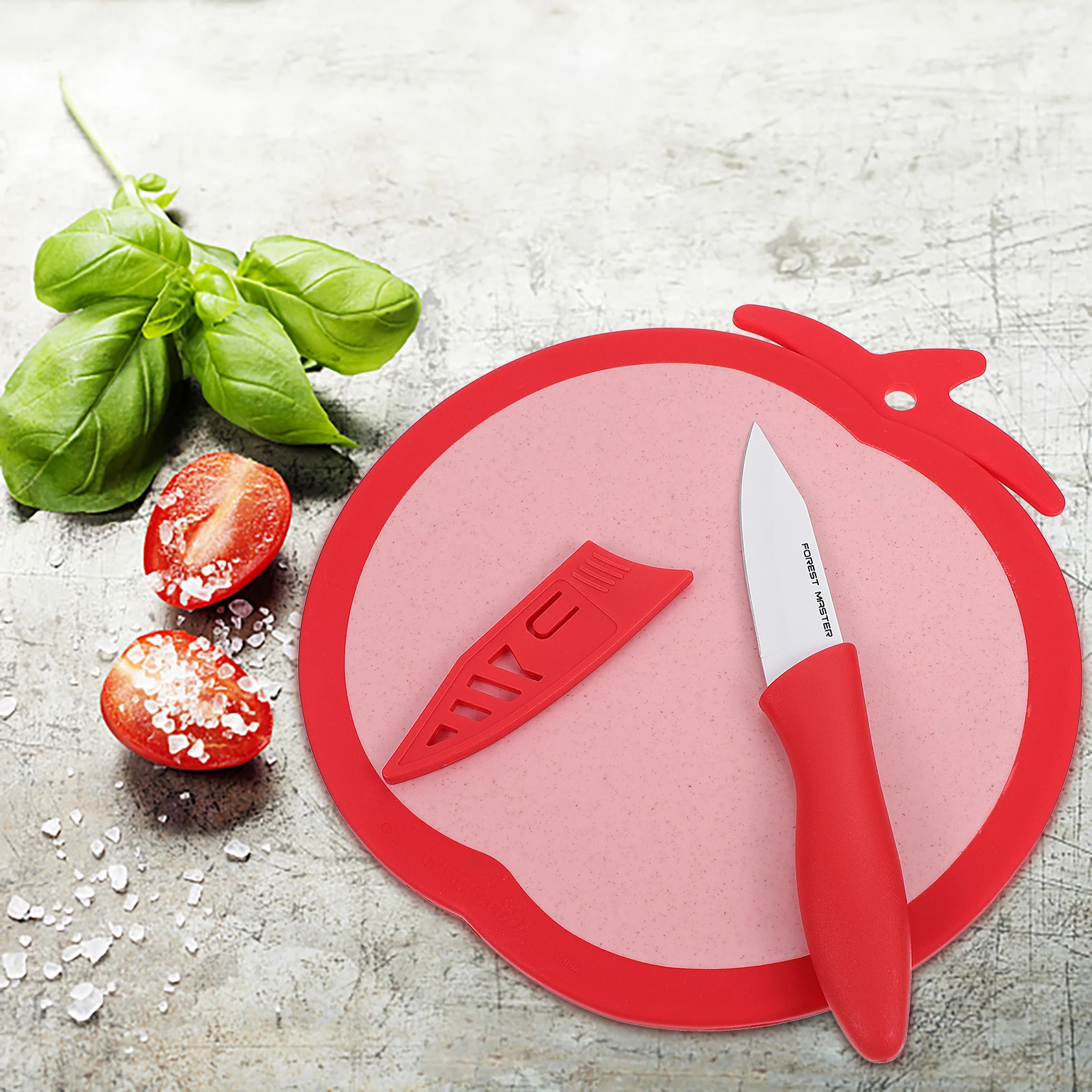 

Stainless Steel PP Cutting Board Plastic Chopping Fruit Vegetable Portable Travel Kitchen Cartoon Lightweight Safe Use