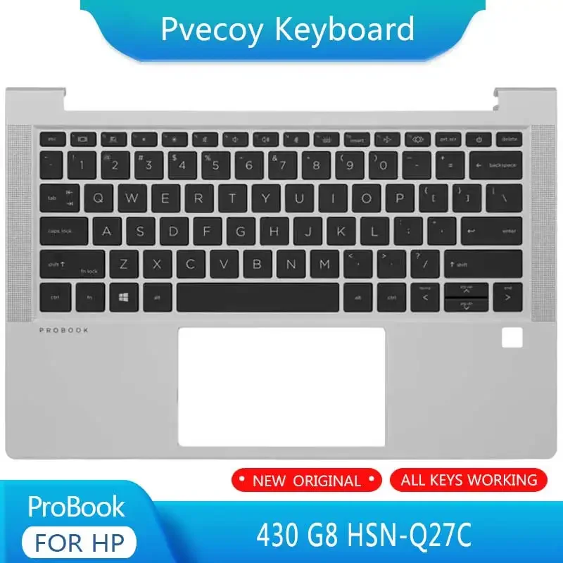 

Новинка, для ProBook 430 G8, телефон для ноутбука, блестящая клавиатура, английская версия, верхняя крышка