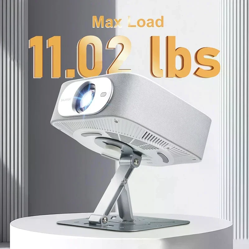 دعامة تثبيت عالمية لجهاز العرض، حامل 3 في 1 قابل للتعديل مع براغي 1/4 بوصة، يناسب الحائط والسقف وسطح المكتب