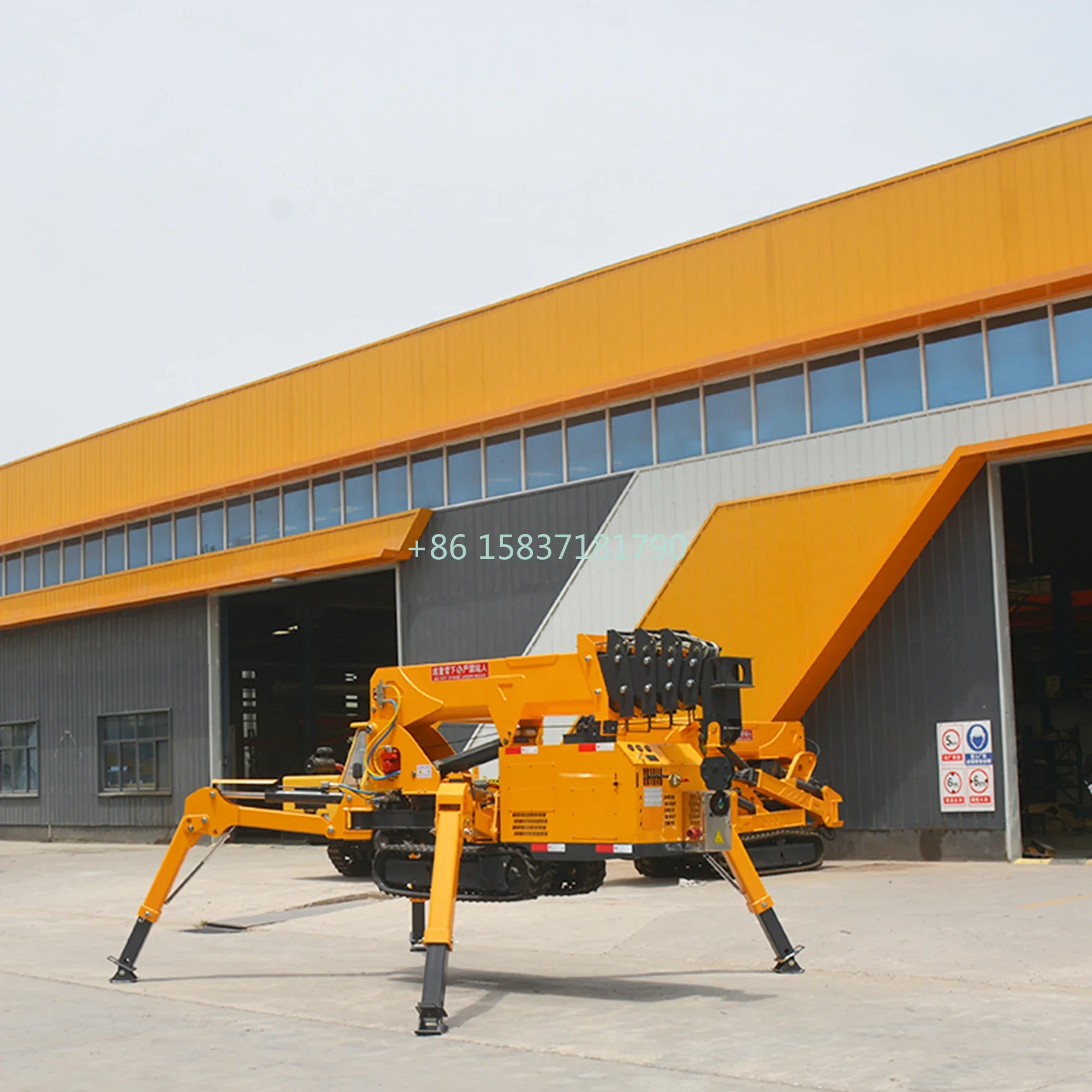 Hot Sale Engineering Spider Crane Machine Mini Crawler Spider Crane Lifter Hydraulic Telescopic Outrigger Mobile Spider Crane - Image 5