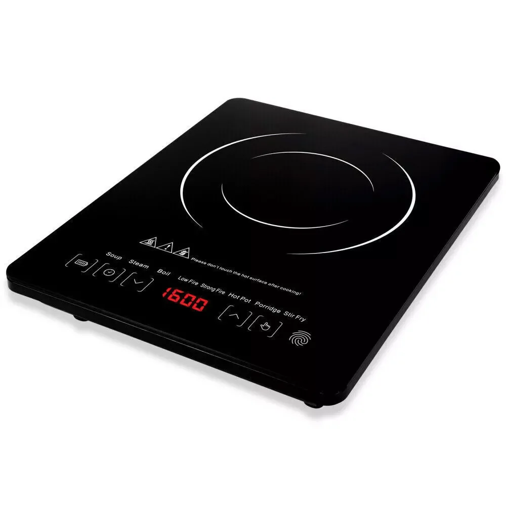 2200W Portable Electric Induction Hob Digital Touch Single Cooker Hot Plate