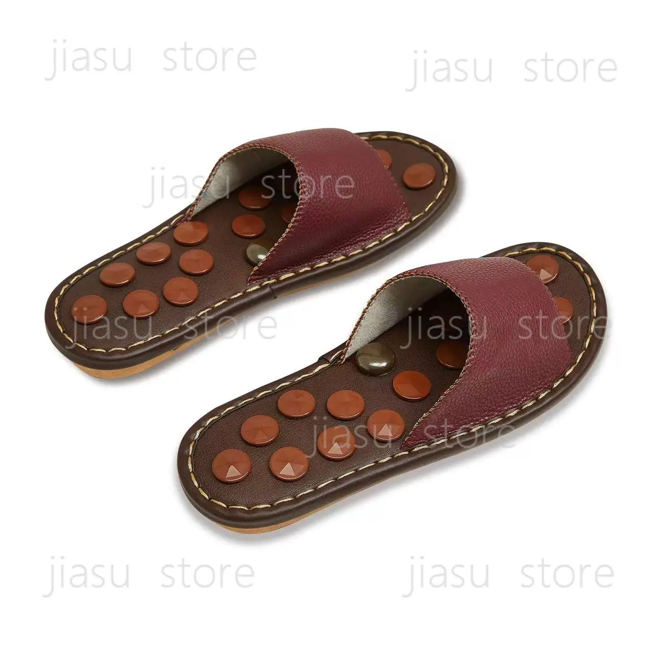 Health Ceramic Tourmaline Foot Massage Mat with Infrared Therapy Slippers