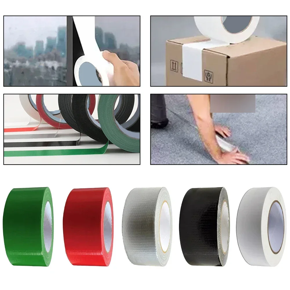 Super Sticky Cloth Duct Tape Carpet Binding Floor Waterproof Heavy Duty Adhesive Industrial Tape Repair Bundles 50MM X 50M
