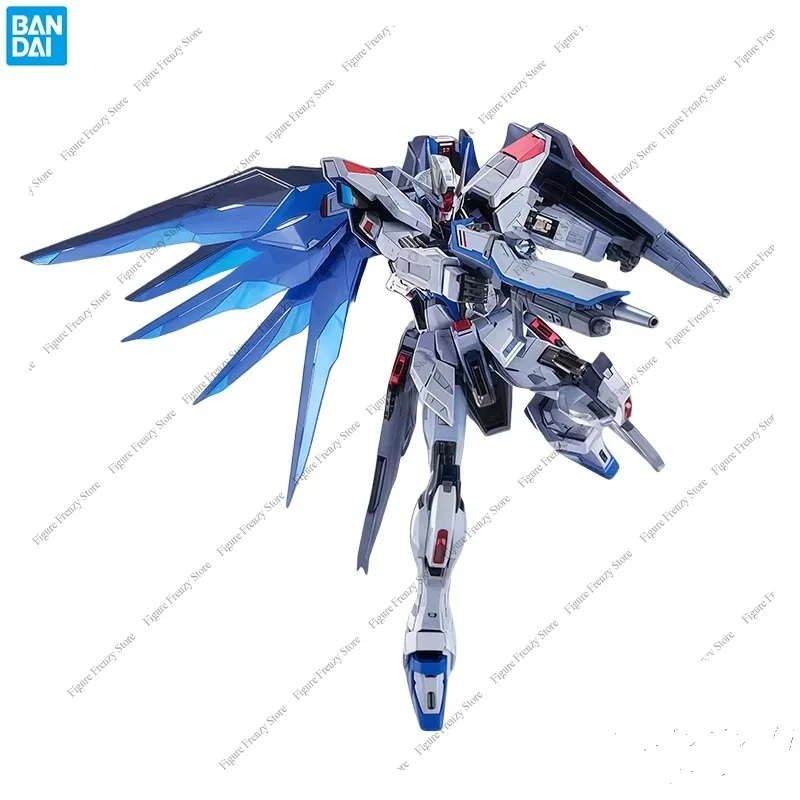Special Offer for Bandai MB Gundam SEED Freedom Gundam Mobile Doll Metal Skeleton Anime Toy Snow Sparkle Ver Finished Model