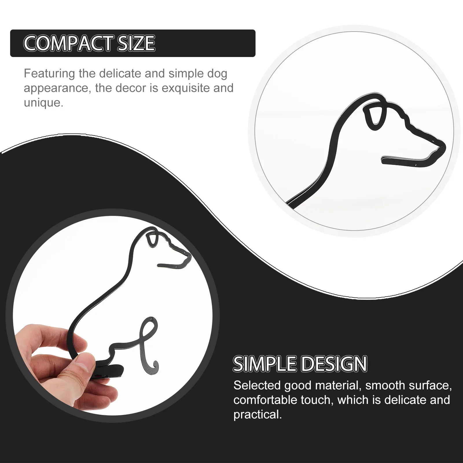 

Metal Dog Retro Vintage Style Desktop Decor For Home Office Metal Dog Tabletop Decoration Statues Ornaments