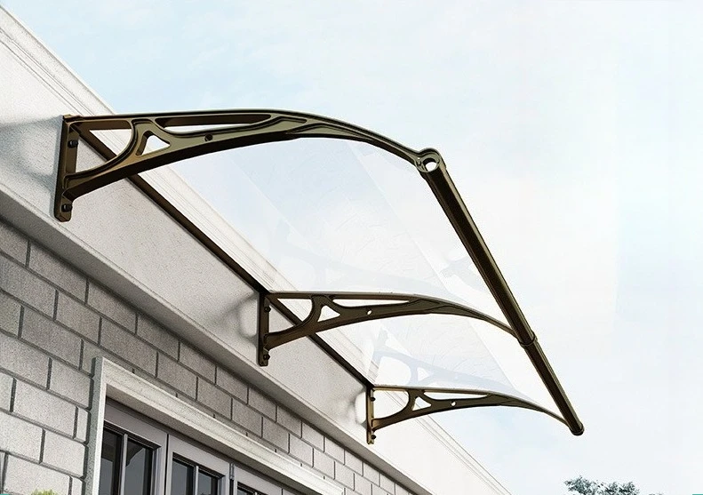 

Навес для улицы из алюминиевого сплава, козырек для балкона/окна, бытовой навес, простой пластиковый солнцезащитный навес