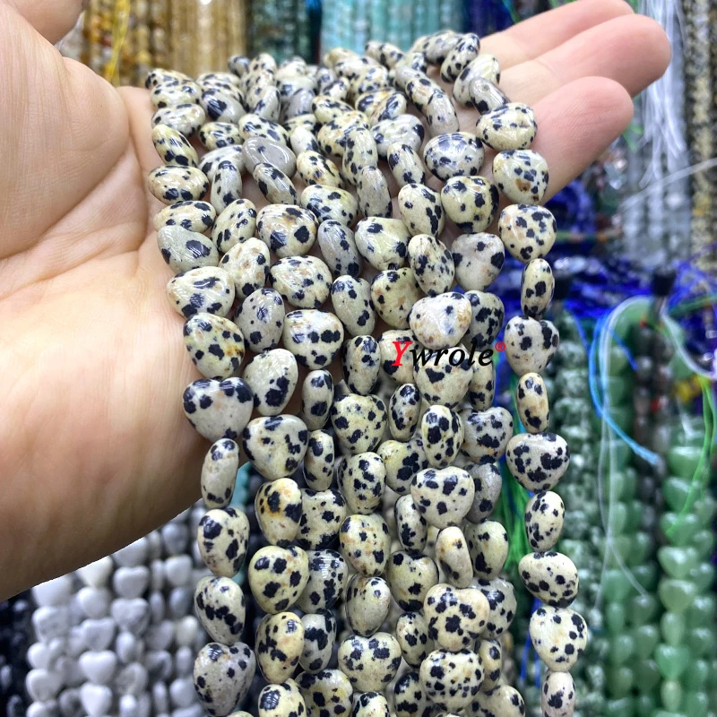 10x10 مللي متر الحب القلب الحجر الطبيعي امازونيتي فضفاض الفضاء الخرز لصنع المجوهرات أقراط يدوية أساور إكسسوارات جذابة #2