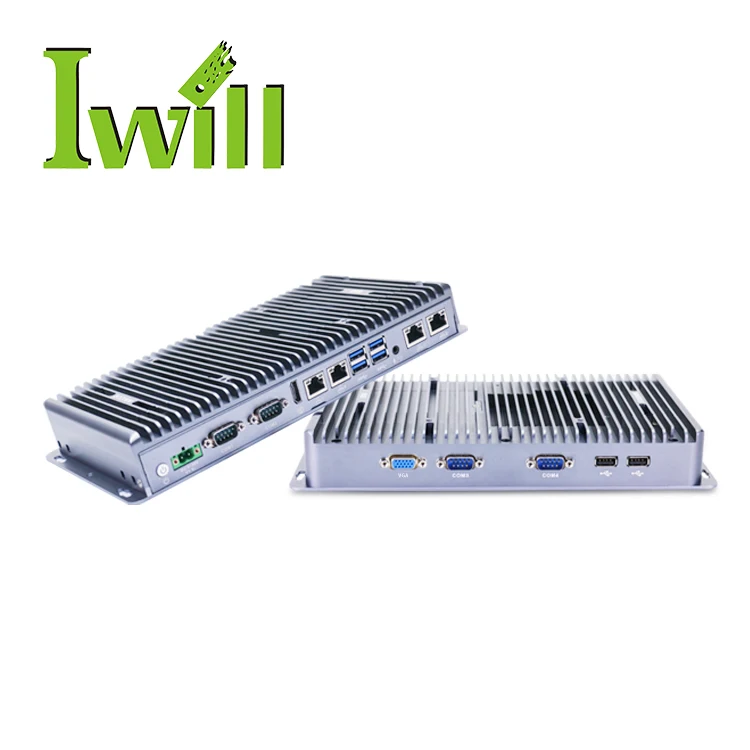 Embedded Pc I7 10810U Ddr4 Ram Wall Mounted Fanless Industrial Pc Ubuntu Pc Motherboard