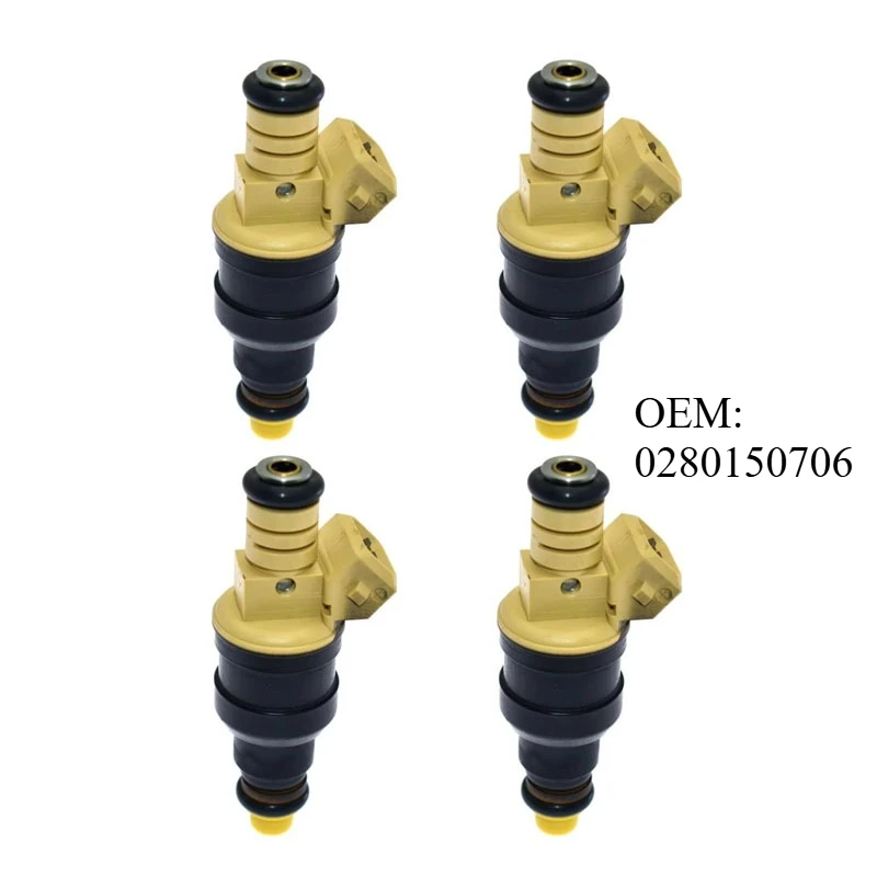 

Автомобильные детали, 4 шт., топливная форсунка 0280150706 для двигателя HSV Commodore Mitsubishi Magna Porsche 928 959
