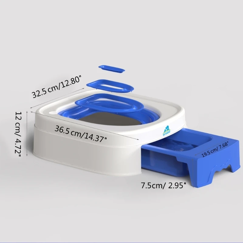 Wygodne rozwiązanie do nauki korzystania toalety dla kota Przyjazne dla środowiska toalety dla kota Naucz swojego kota dla
