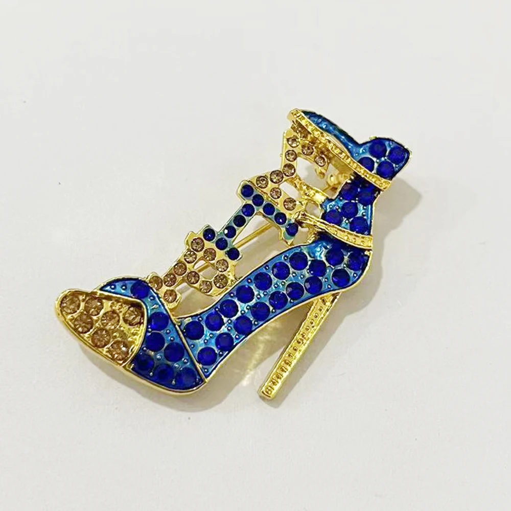 Sisters party gift club member blue yellow shoes SGR brooch