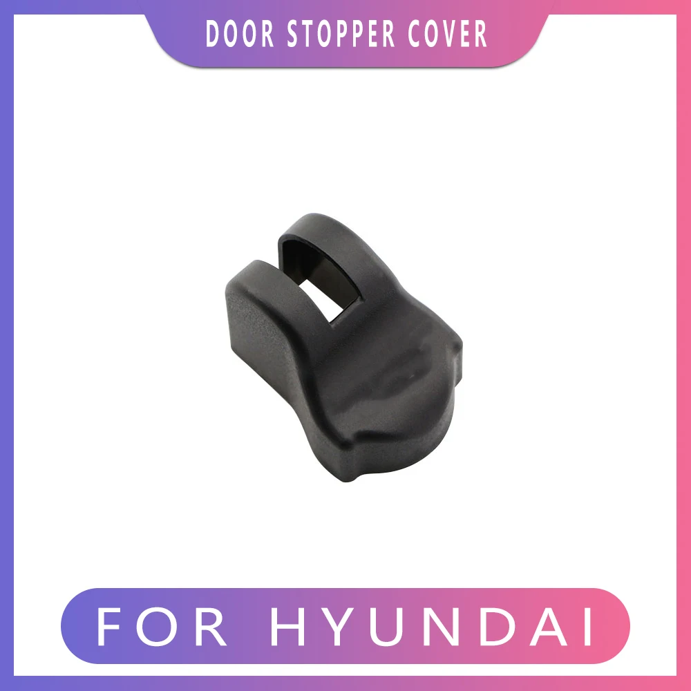 4 Pcs/Set ABS Black Car Door Stopper Protection Cover Sticker for Hyundai Tucson Ix35 Solaris Sonata 8 9 Verna Santa Fe Elantra