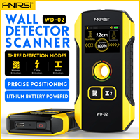 FNIRSI WD-02 Wall Detector Stud Finder New Design Positioning Hole TFT Display AC Live Cable Wires Metal Wood Stud Wall Scanner