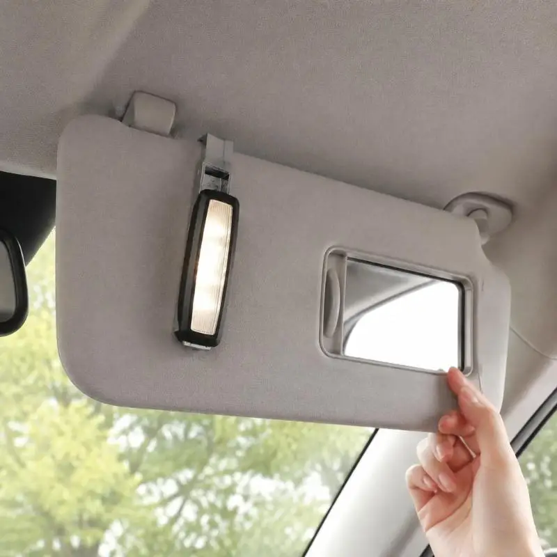31BC 3ED947109A Cabin Mirror Light Pair, 2pc Sun Shade Lamp Housing Set for Repair