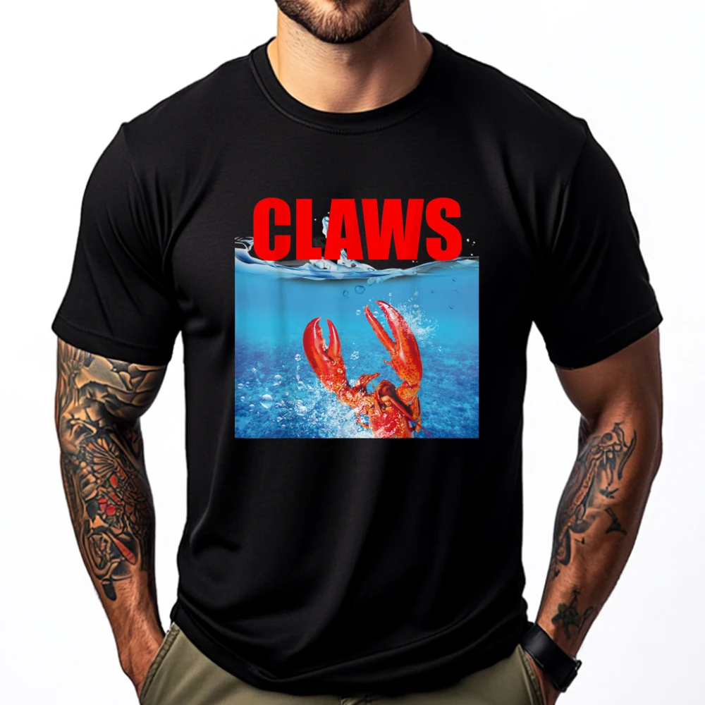 

Funny Claws Lobster Men Women Gift Anime T Shirts High Quality Men's T-Shirt Cool