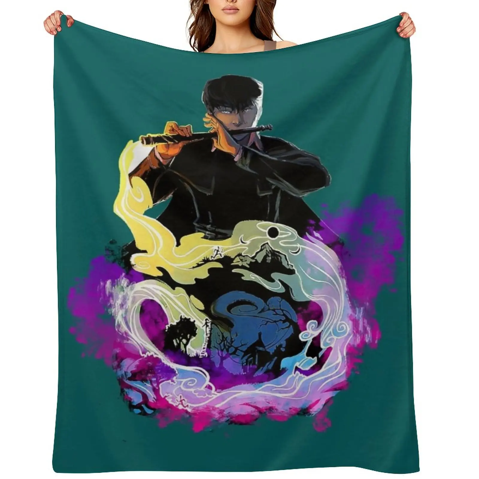 

Stormlight Archive Art 3 Throw Blanket christmas gifts Beach Softest Beautifuls Blankets