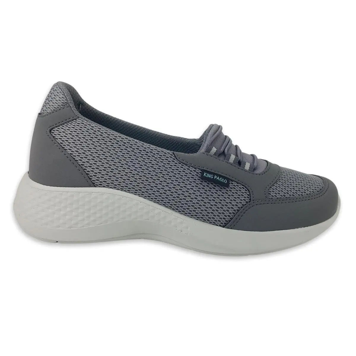 Personalized and Comfortable Gray King Paolo 6600 24YA Women's Anatomical Shoes With 2024 Trend New Season Model Textile Shoes