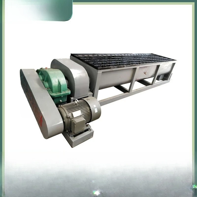 Source Factory Horizontal Mixer, Fertilizer Lake Chemica Mixing Equipment Large Spiral Stainless Steel Mixer