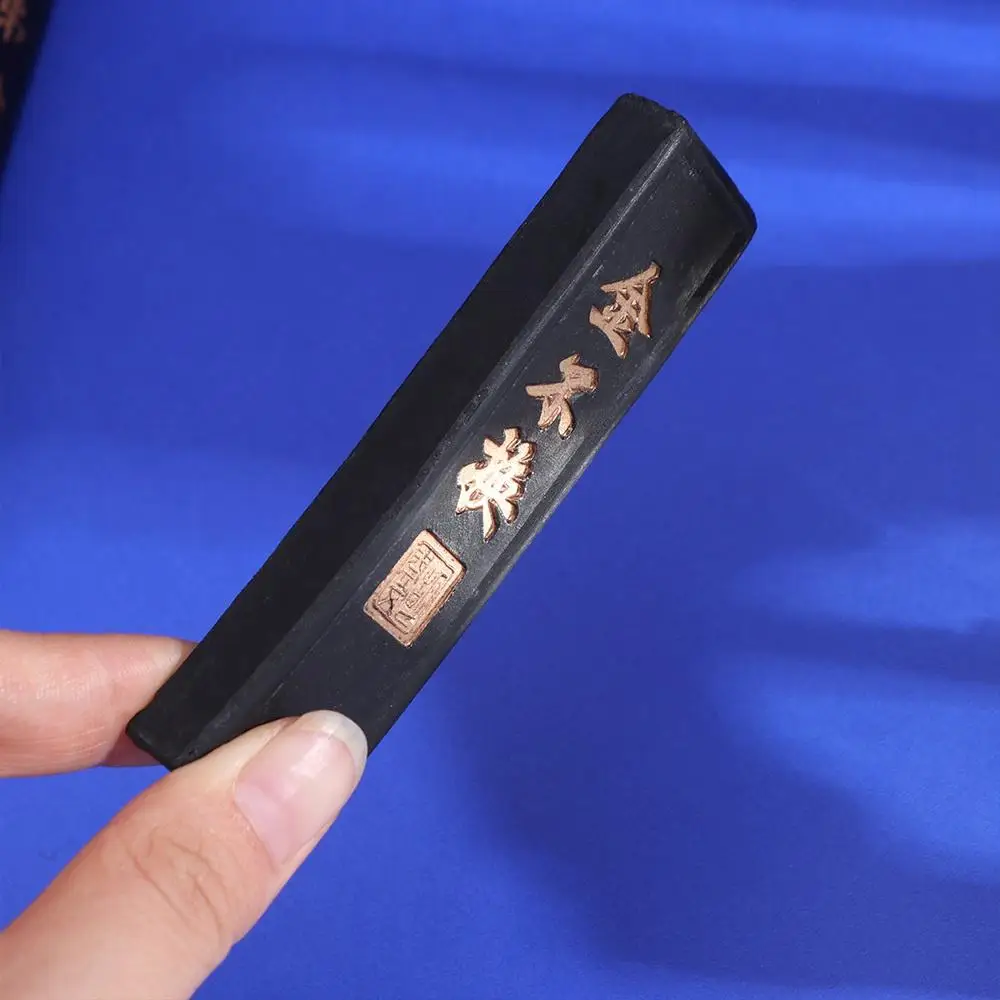 Professional Painting Calligraphy Ink Stick Writing Traditional Grinding Ink Block Black Calligraphy Solid Ink Calligrapher
