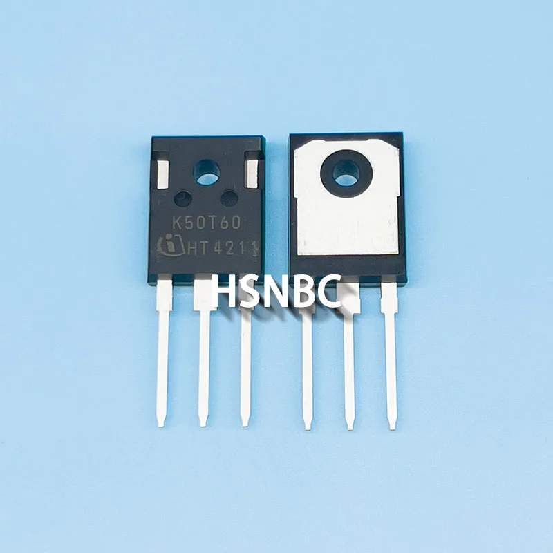 10Pcs/Lot K50T60 IKW50N60T OR K50T60A IKW50N60TA TO-247 600V 50A IGBT Power Transistor 100% New Imported Original