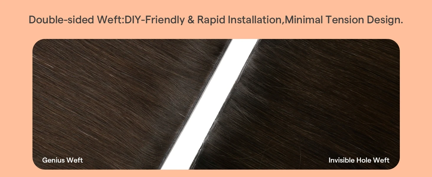 Full Shine 100 Grams Butterfly Weft Hair Extensions Human Hair Invisible Pu Hole Weft Extensions Highlight Genius Weft Hair