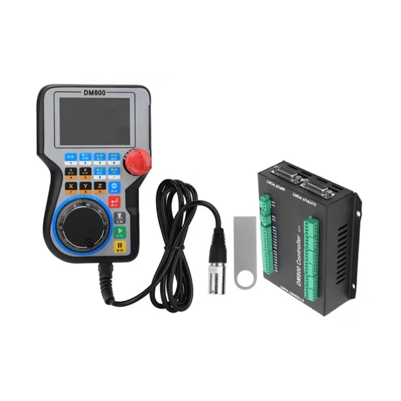 DM800 Standalone CNC Motion Controller with MPG Handwheel Support Ethernet G-Code 3/4/5 Axis Offline Control Optically Isolated