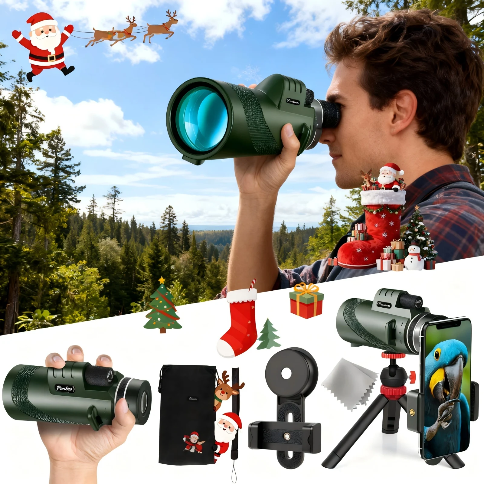 40X60 Monocular Tel…