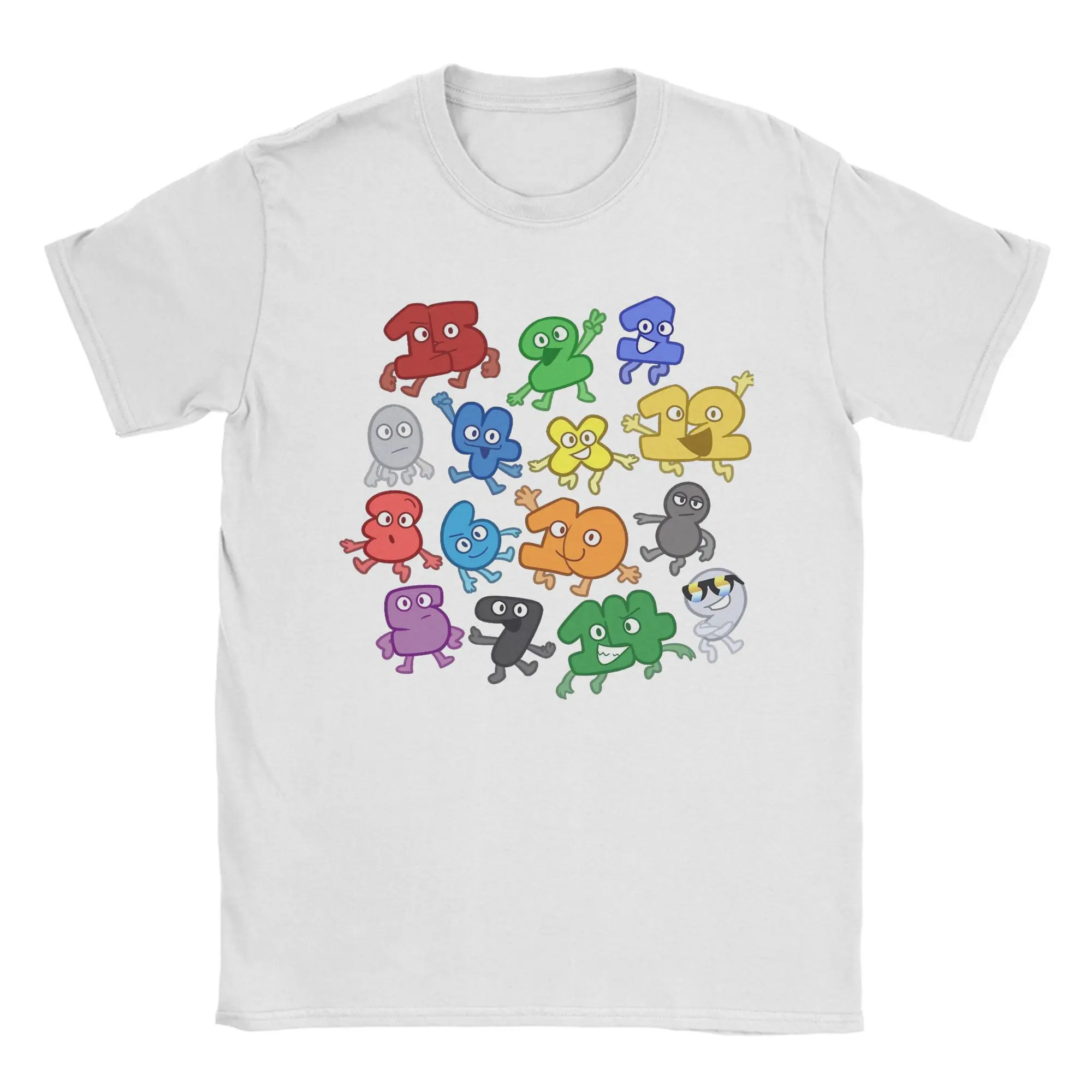 

Casual Bfding Cartoon T Shirt Men Cotton Short Sleeve BFDI Crewneck Summer Tops Shirts