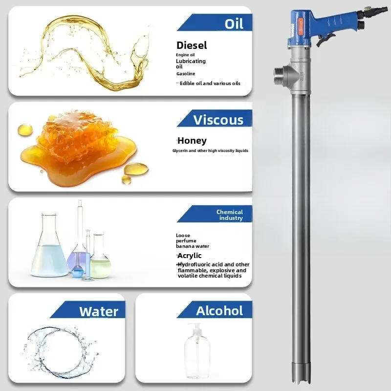 

Anti-aging Pneumatic Liquid Pump Stainless Steel Corrosion Resistance High Temperature Viscosity