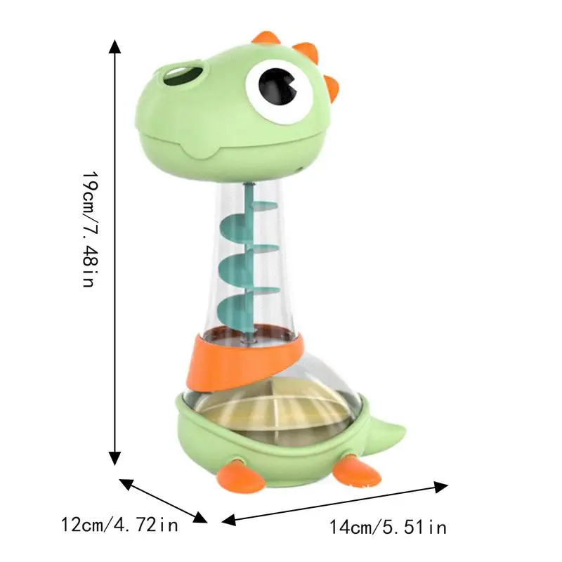 Bath Toys For Kids Cartoon Dinosaur Bathtub Toys Creative Pool Toys Interactive Toddler Water Toys Animal Raining Water Sprayer