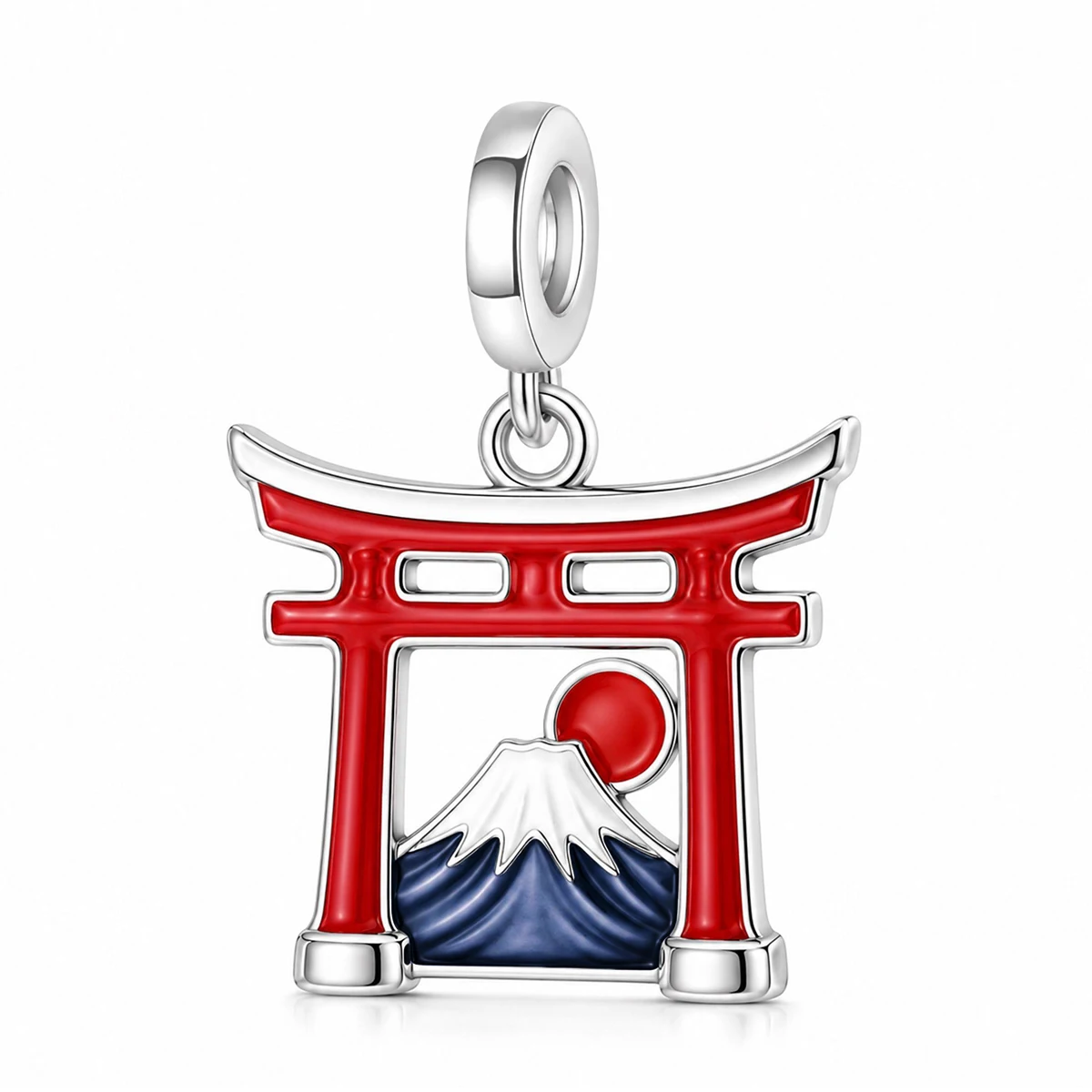 Pan Charms USA Japan Mexico Flag Landmark Pendant Beads Fit Original Bracelet Jewelry DIY Travel Souvenir Gift for Her Women view 2