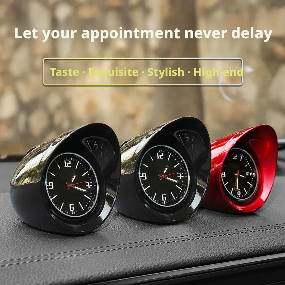 Luminous Quartz Clocks Carbon Fiber Car Styling Watch accessories clock Clock car Dashboard electronics Auto car U0B8