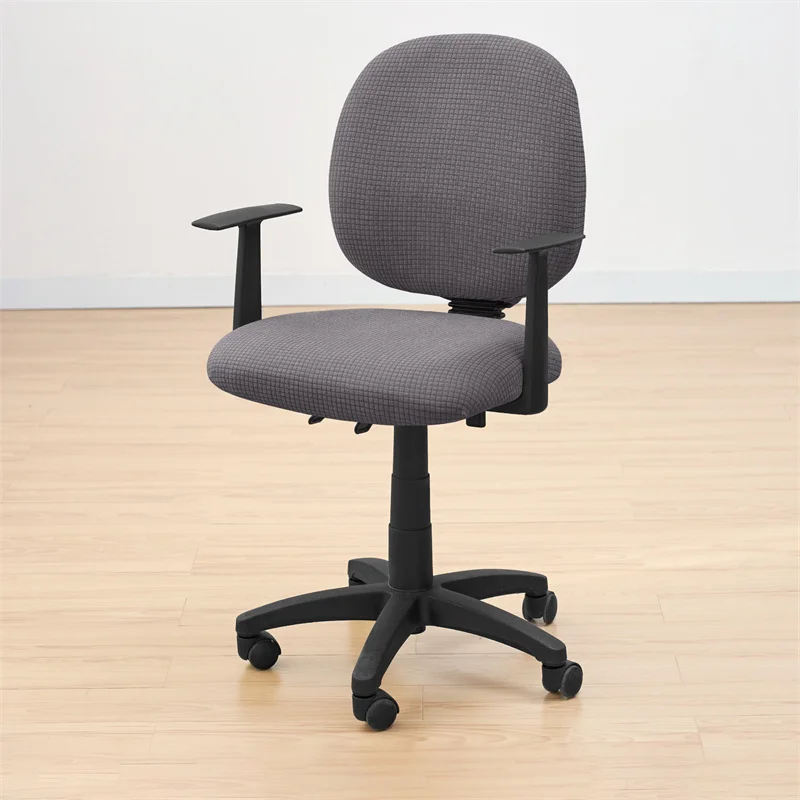 2 teile/satz Wasser Abweisend Büro Stuhl Abdeckung Polar Fleece Stretch Computer Stuhl Schonbezüge Rotierenden Gaming Sitz Abdeckung Schutz – Detail 3