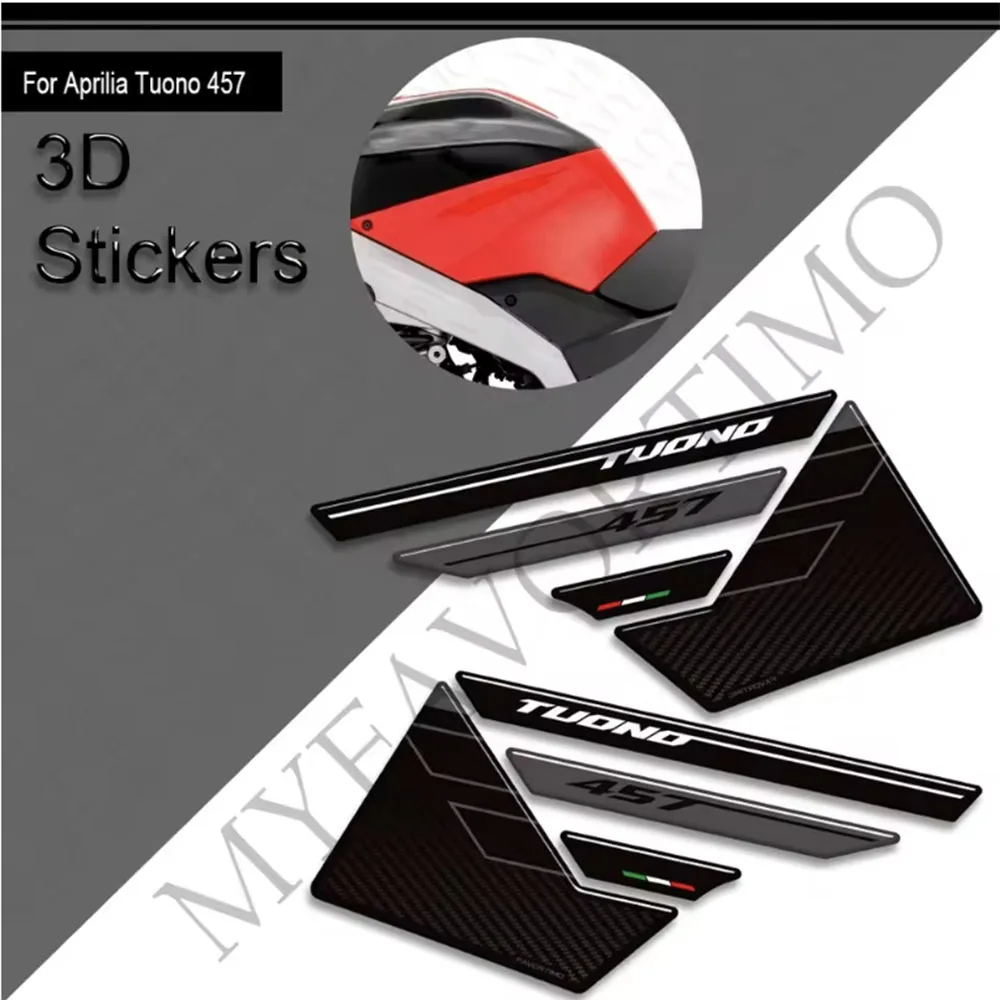 

For Aprilia Tuono 457 Tank Pad TankPad 3D Bike Cap Grips Gas Fuel Kit Knee Stickers Decals Protection Motorcycle 2025 2026