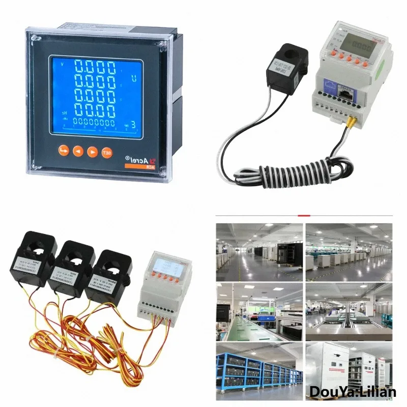 Hot Selling ACR Series Three Phase Multi Function MODBUS  Panel Meter Power Monitoring for SCADA System with LCD DIsplay