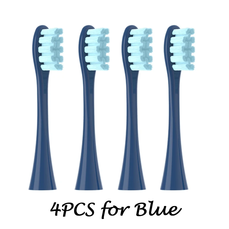 4/8/12PCS Weiche Ersatz Köpfe Für Oclean X/ X PRO/ Z1/ F1 blau DuPont Pinsel Sonic Vakuum Düsen Elektrische Zahnbürste Borsten – Detail 5