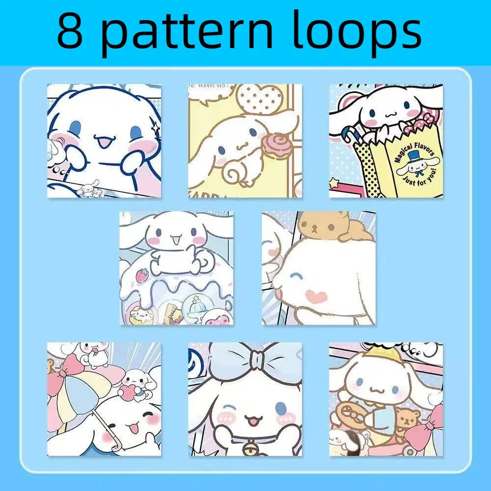 488 قطعة من ملصقات نمط سينامورول، أنماط الجرو والنجوم اللطيفة، رائعة لفن الكمبيوتر المحمول، أكواب DIY ومغلفات، بدون بقايا