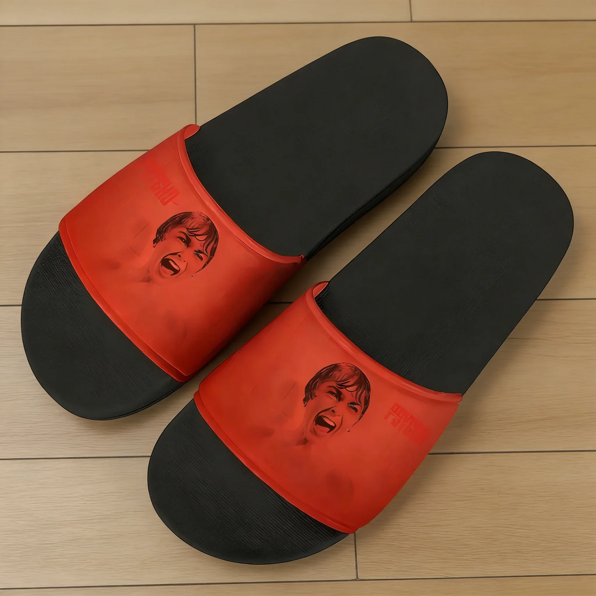 

Индивидуальные домашние тапочки-вьетнамки Psycho для мужчин, женщин, подростков и всей семьи: модные, для ванной, бассейна, повседневные сандалии