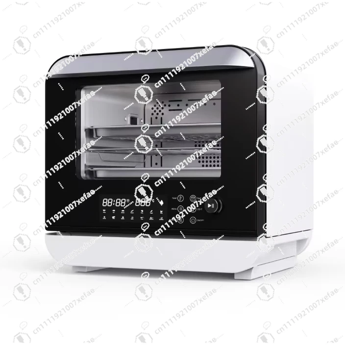 

1800W environmentally friendly digital intelligent 18L electric steam air fryer with 800ml water tank, single steam generator