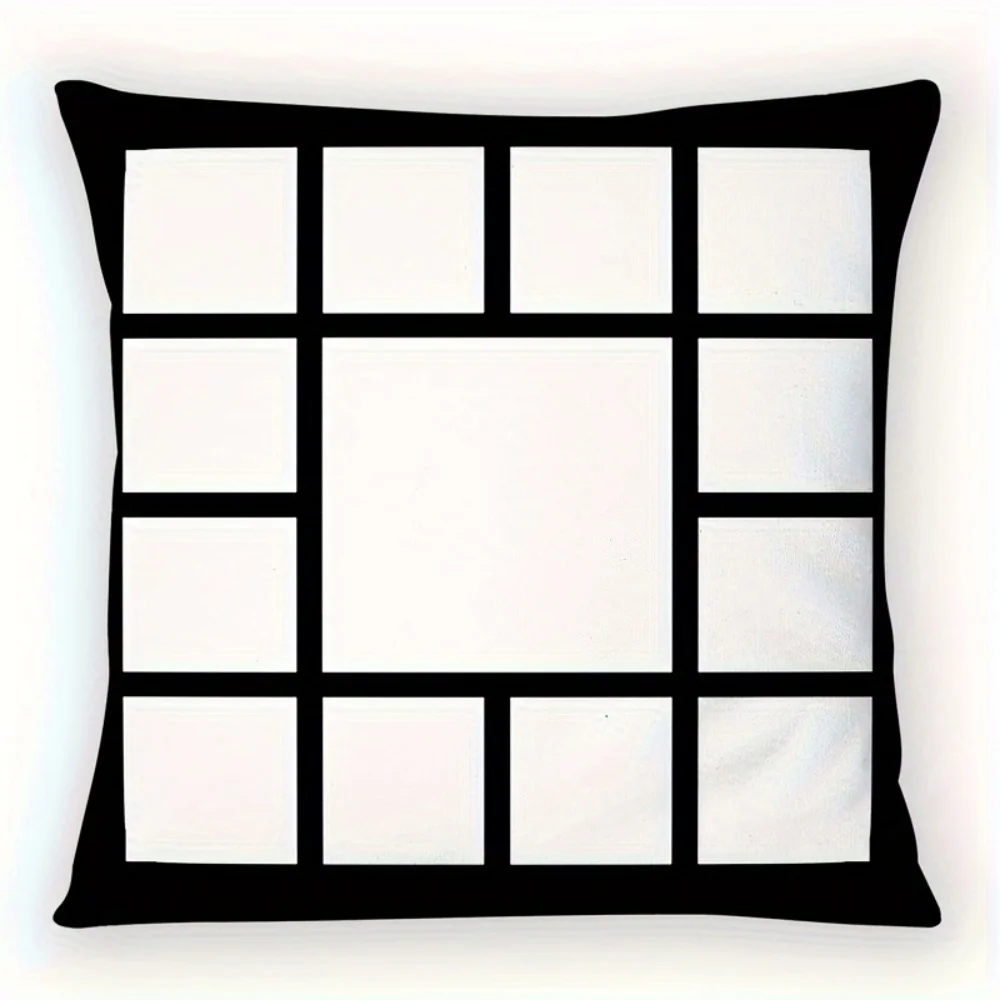 Gentle Tone Polyester Pillow Cover All Match Fabric Boost Home Festival Warm Vibe