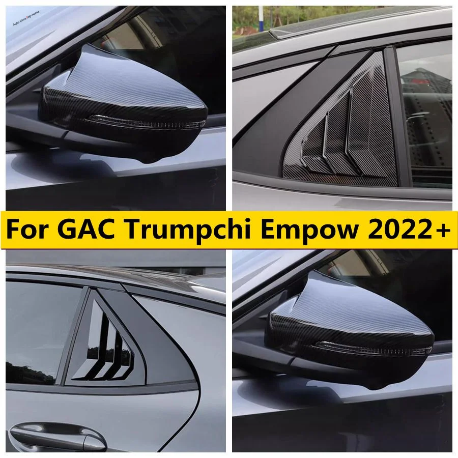 

Rearview Mirror Protector Cap Window Scoop Louver Shutter Cover Trim Fit For GAC Trumpchi Empow 2022 2023 2024 Car Accessories