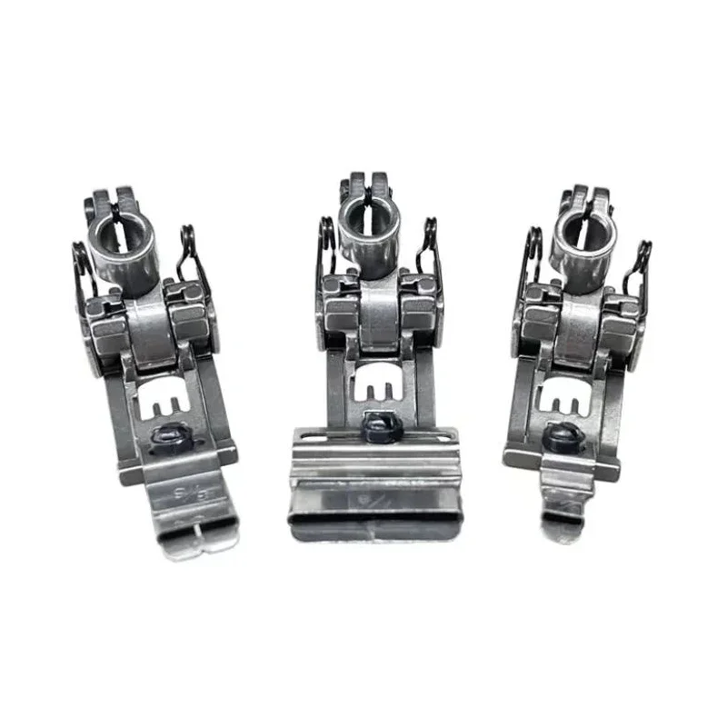 

Tape Guide Presser Foot Fit for 3 Needle Industrial Coverstitch Sewing Machine Use for Attach Laces/Elastic Upward Tape Foot