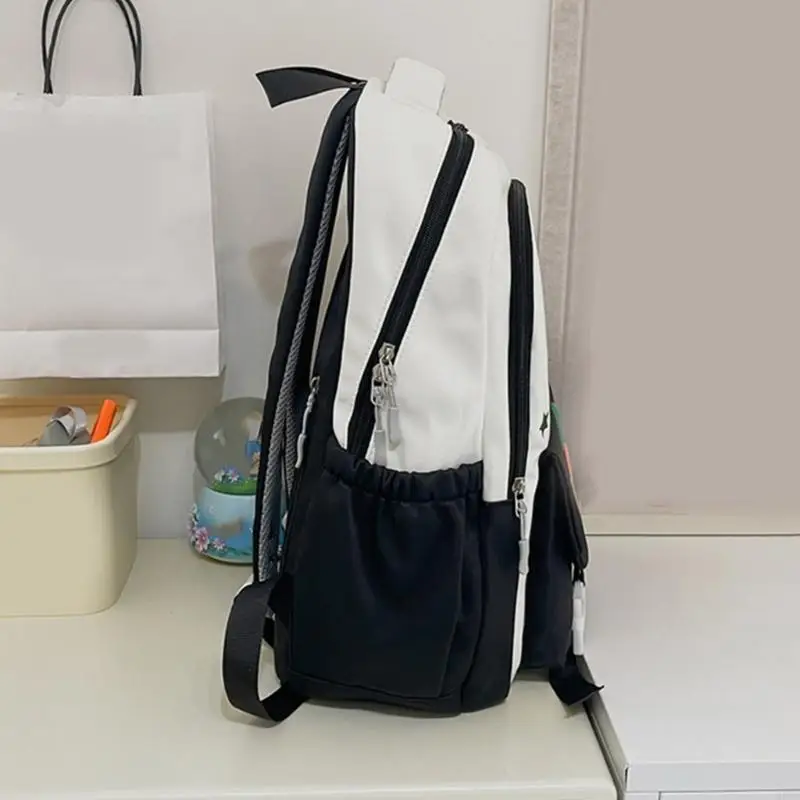 

M6CC Korean Styles Backpack Aesthetic Backpack Travel Rucksack Student Book Bag