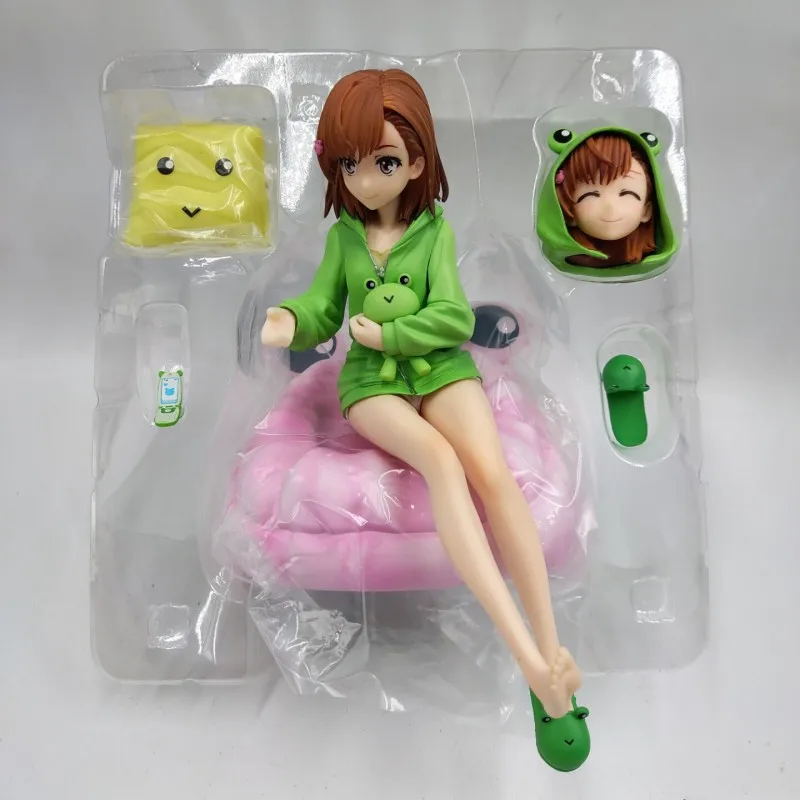 14cm Mikoto Misaka Toaru Kagaku No Railgun T Mikoto Misaka Anime Figure Gekota Covered Ver Model Dolls Action Figurine Toy Gift