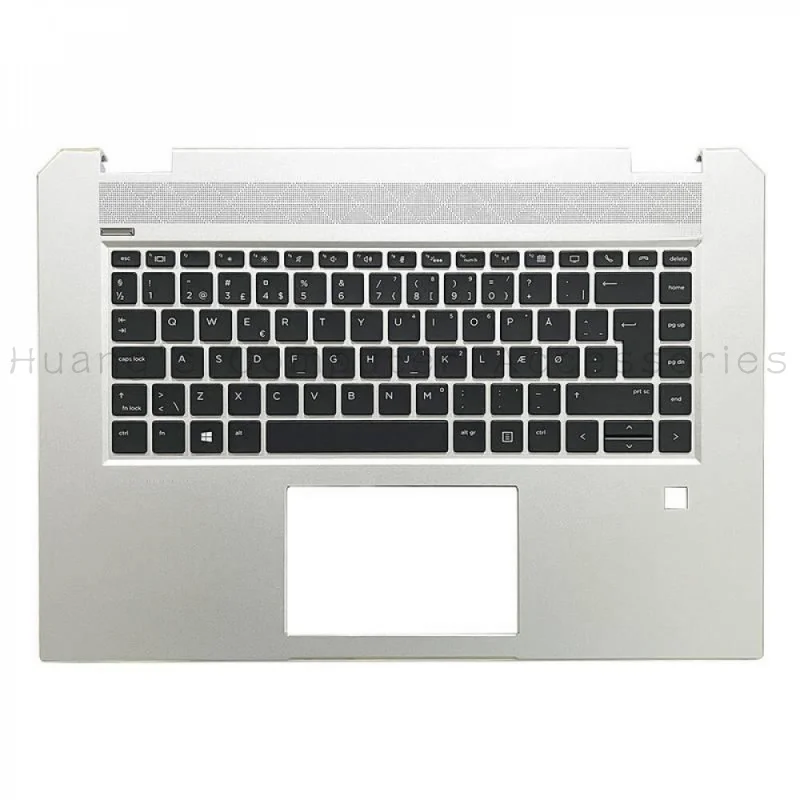 SS+New Original C Shell Palmrest With Keyboard Brown Silver For HP ZBook Studio 15 G5