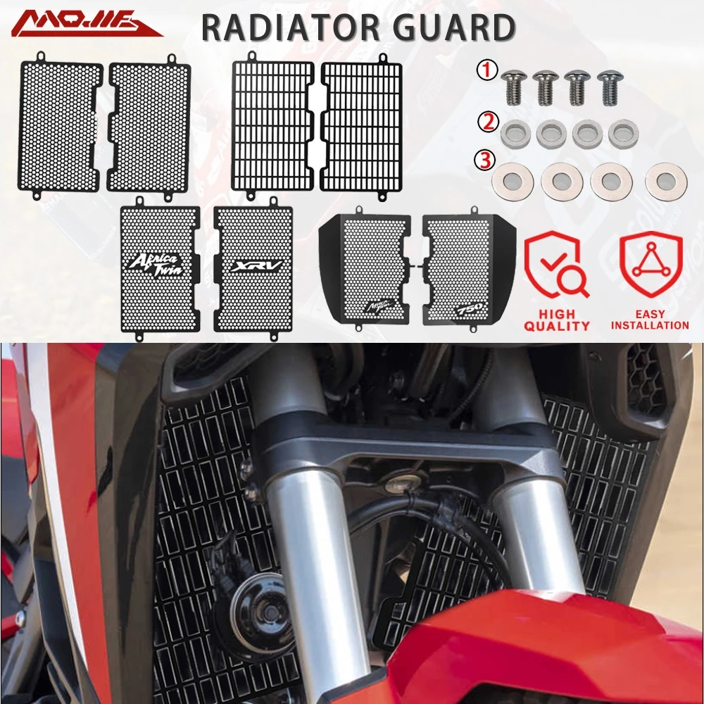 

Мотоцикл для Honda XRV750 Africa Twin XRV 750 Africa Twin, защита радиатора, решетка, крышка 1993-2003 2002 2001 2000