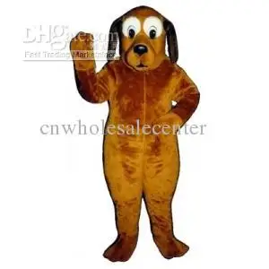 Disfraz de Mascota de dibujos animados de perro divertido de espuma para adultos, Vestido de felpa de Navidad, disfraz de Mascota de Halloween, nuevo, gran oferta