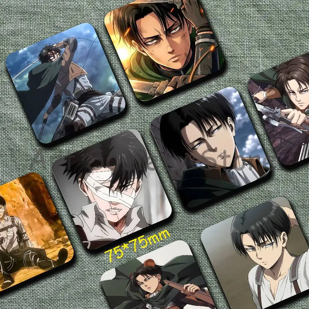 Anime L-Levi Ackerman Cute Cartoon Anime Refrigerator Magnets Soft Magnetic Heat Transfer Refrigerator Magnets Gift